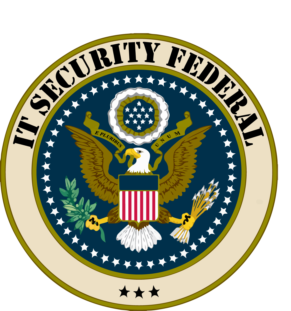 IT Security Federal Logo - Black Lettering