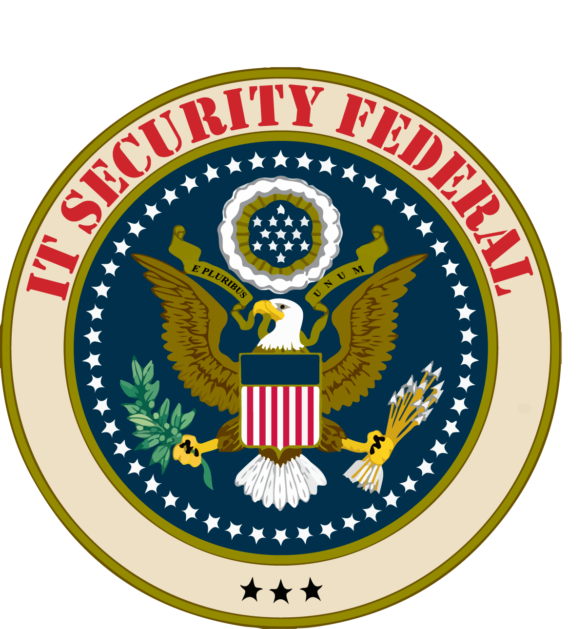 IT Security Federal Logo - Red Lettering