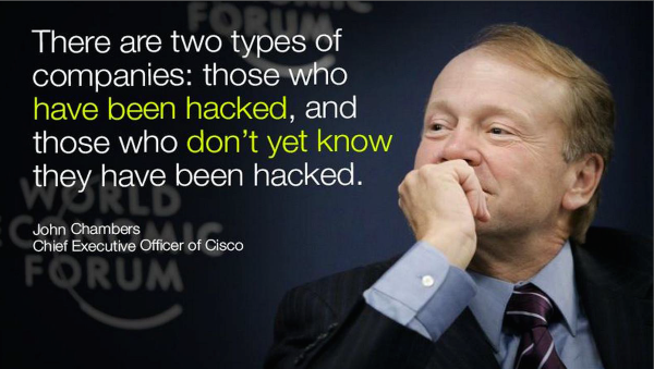 John Chambers says that there are two types of companies.
